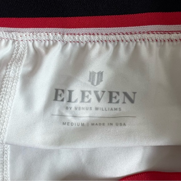 EleVen by Venus Williams | Preppy Collegiate Tennis Skirt Skort White | M - Picture 11 of 12